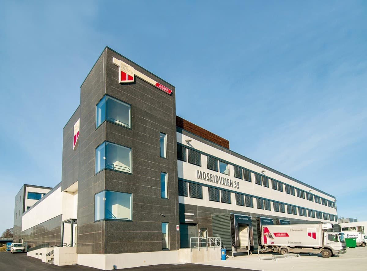 D. Danielsen fryselager — CO₂ transkritisk boosteranlegg fra RK Tekniske